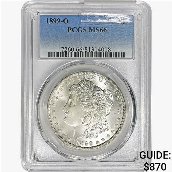 1899-O Morgan Silver Dollar PCGS MS66
