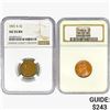 Image 1 : 1921&1945 [2] Wheat Cent NGC MS/AU