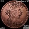 Image 1 : 1797 Stems Rev of '97 Draped Bust Cent CLOSELY UNC
