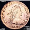 Image 1 : 1806/5 Draped Bust Half Dollar CHOICE AU