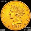 Image 1 : 1851-O $10 Gold Eagle UNCIRCULATED