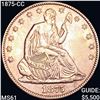 Image 1 : 1875-CC Seated Liberty Half Dollar UNCIRCULATED