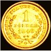 Image 2 : 1849-O Rare Gold Dollar GEM BU