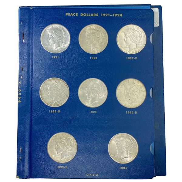 1921-1935 Peace Dollar Book (24 Coins)