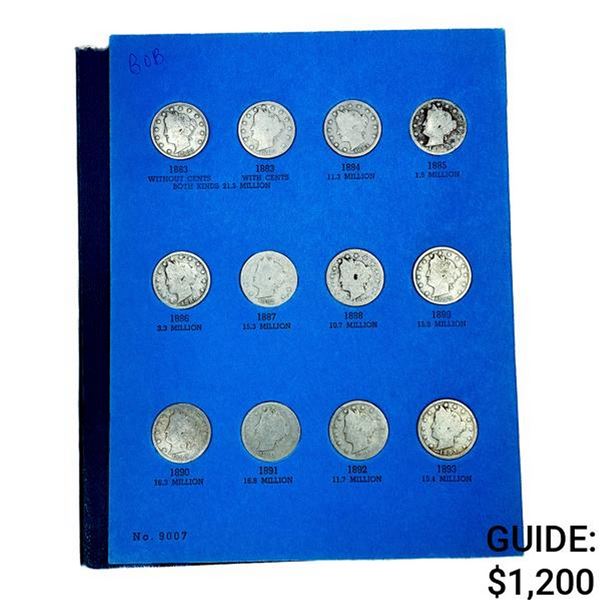 1883-1912 Complete V Nickel Set [33 Coins]