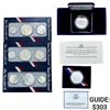 Image 1 : 1976-2003 US Proof SILV Coin Sets [11 Coins]