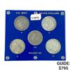Image 1 : 1878-1921 Morgan Silver Dollar Set (5 Coins)