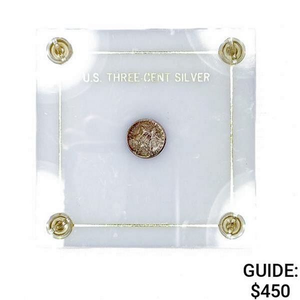 1860 Silver Three Cent