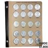 Image 1 : 1941-1947 Lib Walk Half Dollar Book (20 coins)