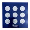 Image 2 : 1955-1963 Franklin PR Half Dollar Set (9 Coins)