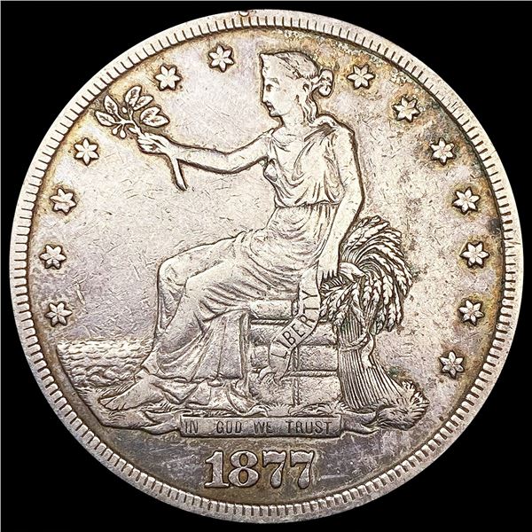 1877-S Silver Trade Dollar LIGHTLY CIRCULATED