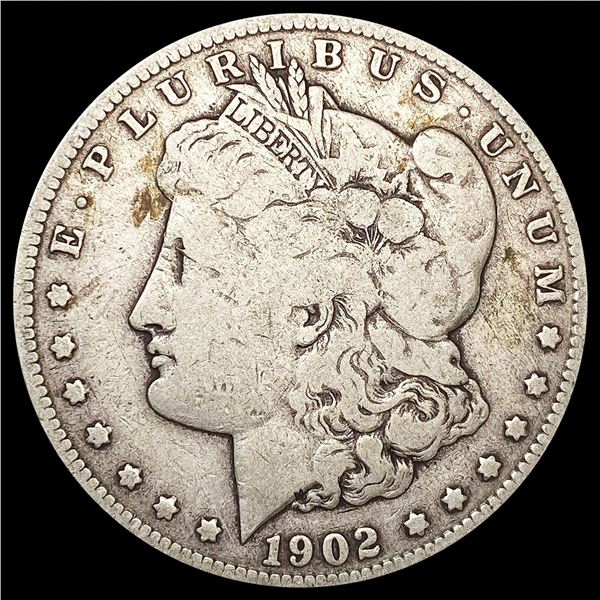 1902-S Morgan Silver Dollar LIGHTLY CIRCULATED