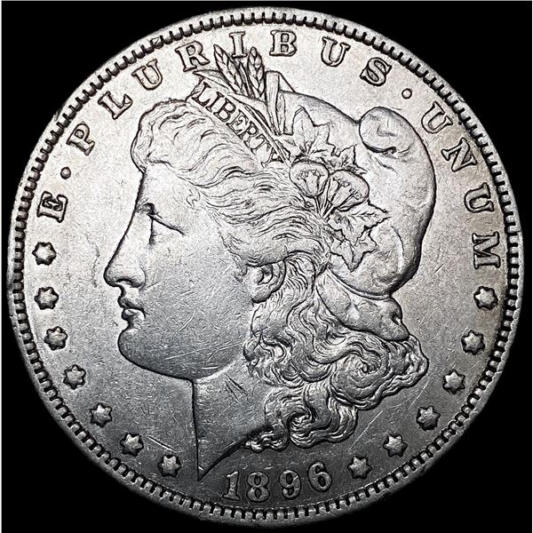 1896-O Morgan Silver Dollar NEARLY UNCIRCULATED