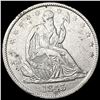 Image 1 : 1843 Seated Liberty Half Dollar CLOSELY UNCIRCULAT