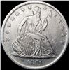Image 1 : 1861-S Seated Liberty Half Dollar CLOSELY UNCIRCUL