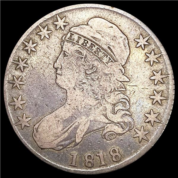 1818 0-112 Cap Bust Half Dollars R1 NICELY CIRCULA