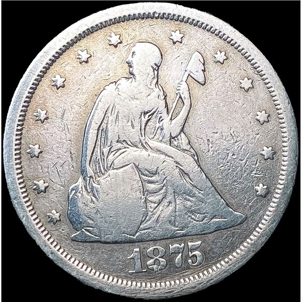 1875-S Twenty Cent Piece NICELY CIRCULATED