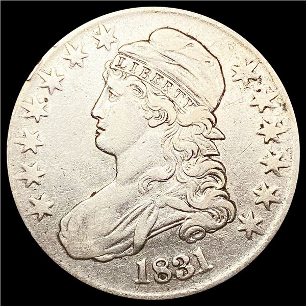 1831 Capped Bust Half Dollar NEARLY UNCIRCULATED