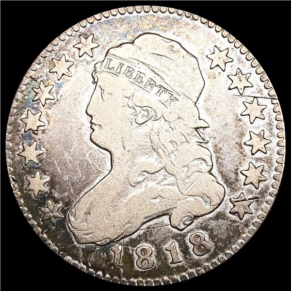 1818 Capped Bust Quarter LIGHTLY CIRCULATED