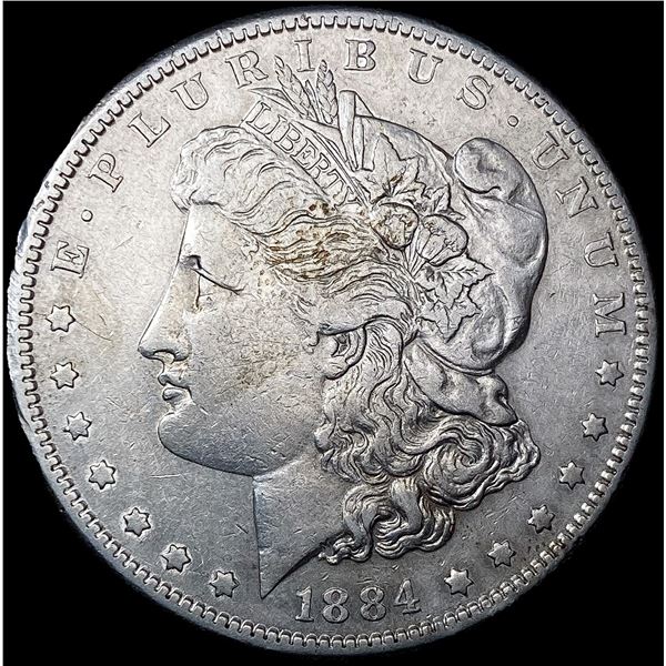 1884-S Morgan Silver Dollar CLOSELY UNCIRCULATED