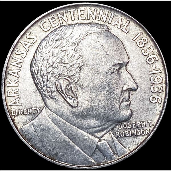 1936 Robinson Half Dollar CLOSELY UNCIRCULATED