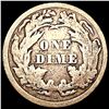 Image 2 : 1865-S Seated Liberty Dime NICELY CIRCULATED