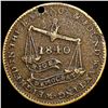 Image 2 : 1840 Martin Van Buren Campaign Token NICELY CIRCUL