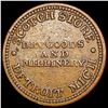 Image 2 : 1863 Civil War Store Token NEARLY UNCIRCULATED