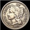 Image 1 : 1873 Nickel Three Cent NEARLY UNCIRCULATED
