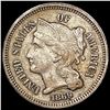 Image 1 : 1869 Nickel Three Cent NEARLY UNCIRCULATED
