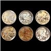 Image 1 : [6] Buffalo Nickels [1916, 1917-S, [4] 1918] HIGH
