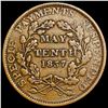 Image 2 : 1837 Nova Hard Times Token CLOSELY UNCIRCULATED