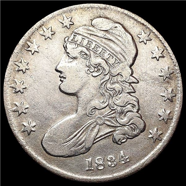 1834 Capped Bust Half Dollar LIGHTLY CIRCULATED