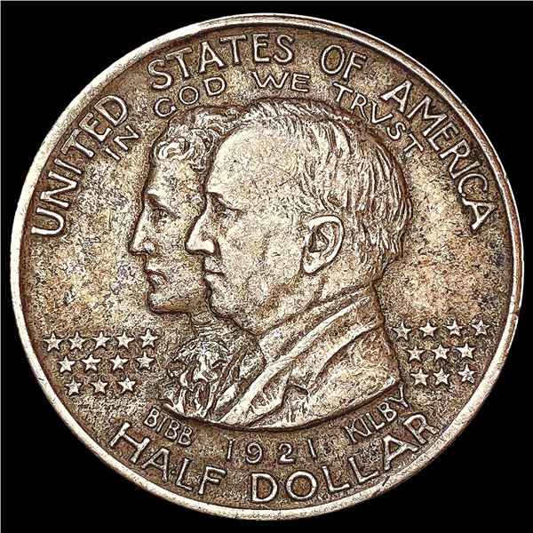 1921 Alabama Half Dollar LIGHTLY CIRCULATED