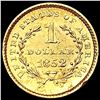 Image 2 : 1852 Rare Gold Dollar CLOSELY UNCIRCULATED