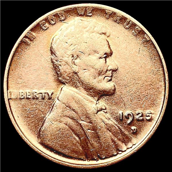 1925-D Wheat Cent CHOICE AU