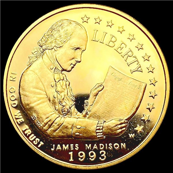1993-W Bill of Rights Gold Coin GEM PROOF