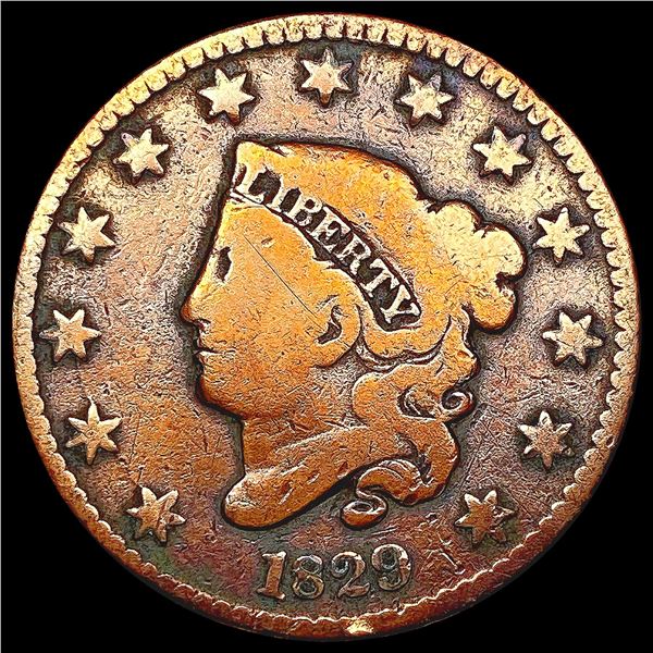 1829 Coronet Head Large Cent NICELY CIRCULATED