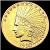 Image 1 : 1910-D $10 Gold Eagle UNCIRCULATED