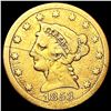 Image 1 : 1853 $2.50 Gold Quarter Eagle NICELY CIRCULATED