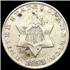 Image 1 : 1853 Silver Three Cent CLOSELY UNCIRCULATED