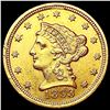 Image 1 : 1893 $2.50 Gold Quarter Eagle CLOSELY UNCIRCULATED
