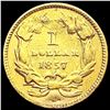 Image 2 : 1857 Rare Gold Dollar LIGHTLY CIRCULATED