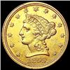 Image 1 : 1853 $2.50 Gold Quarter Eagle CLOSELY UNCIRCULATED