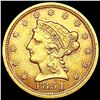 Image 1 : 1851 $2.50 Gold Quarter Eagle CLOSELY UNCIRCULATED