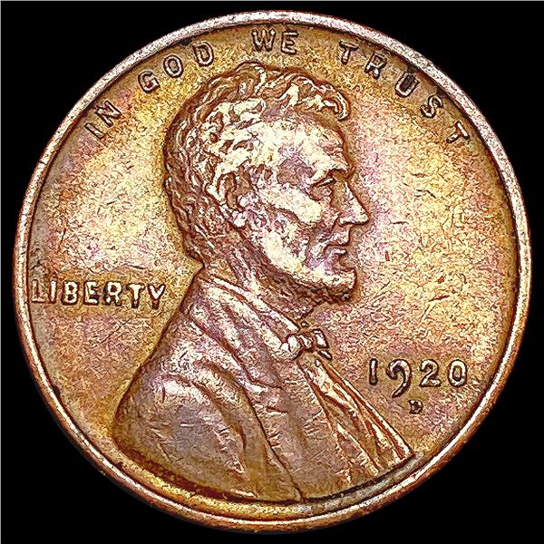 1920-D Wheat Cent CLOSELY UNCIRCULATED
