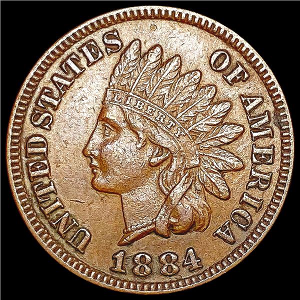 1884 Indian Head Cent CLOSELY UNCIRCULATED