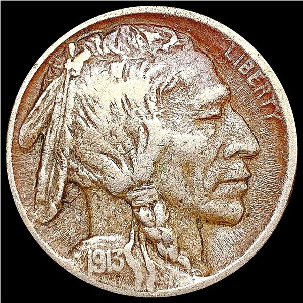 1913-D Buffalo Nickel LIGHTLY CIRCULATED