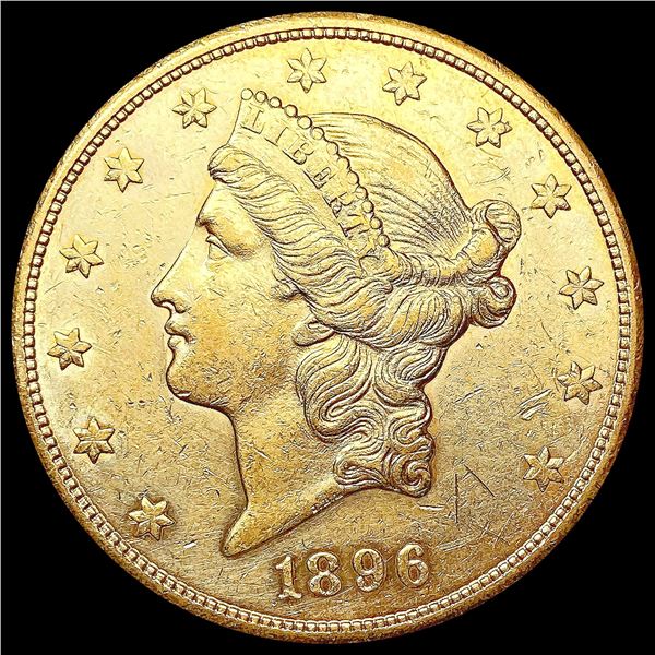 1896-S $20 Gold Double Eagle UNCIRCULATED