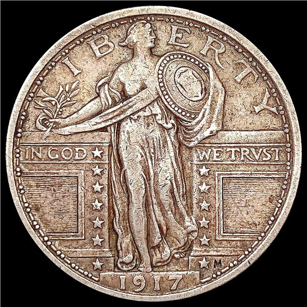 1917 Standing Liberty Quarter NEARLY UNCIRCULATED